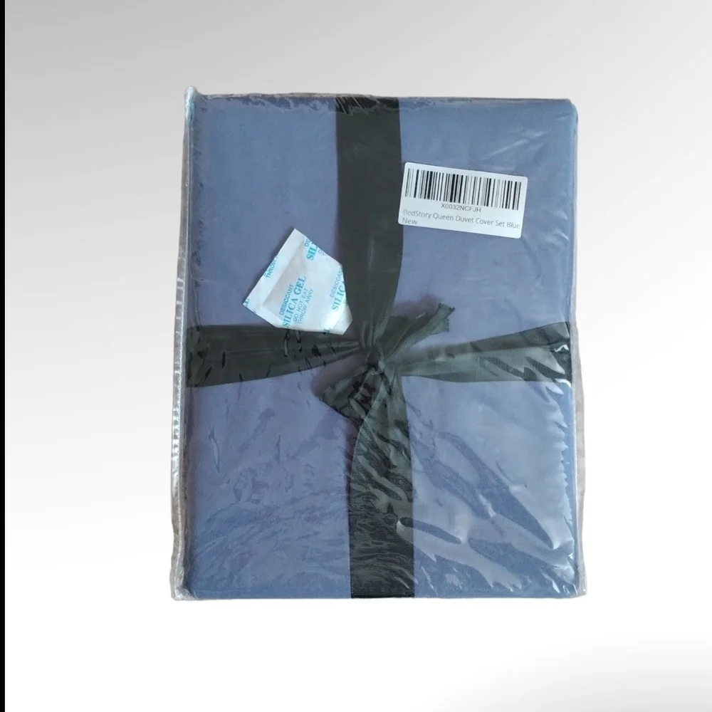 BedStory Queen Duvet Cover Set 3pc 100% Cotton NWT